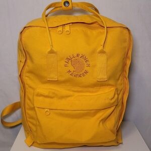 Fjallraven Kanken Yellow Backpack
